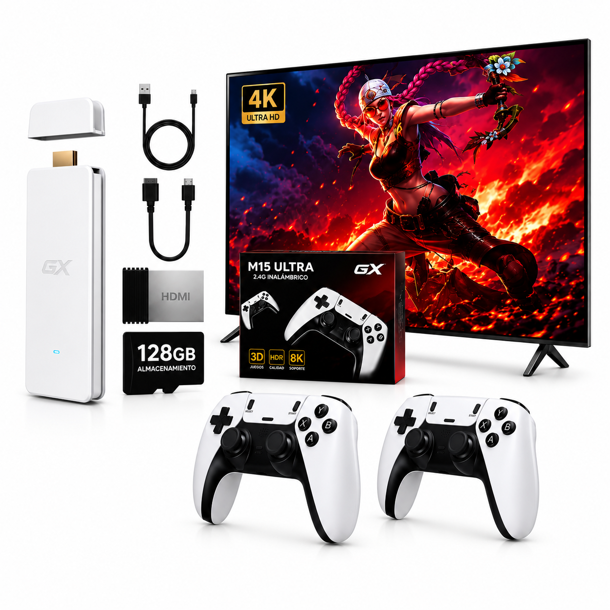 GAMEPROX™ M15 ULTRA (50.000+ Juegos)